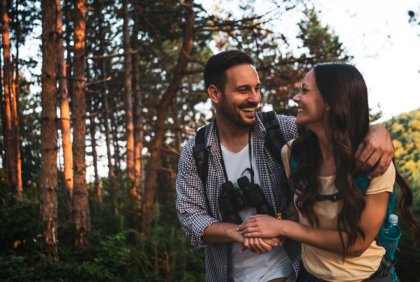 couple looking at each other