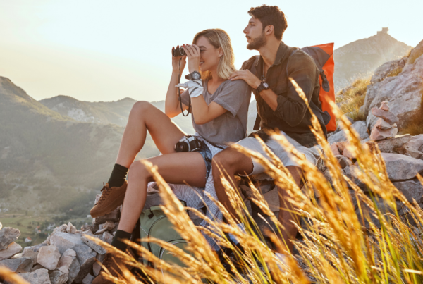 couple on a mountain